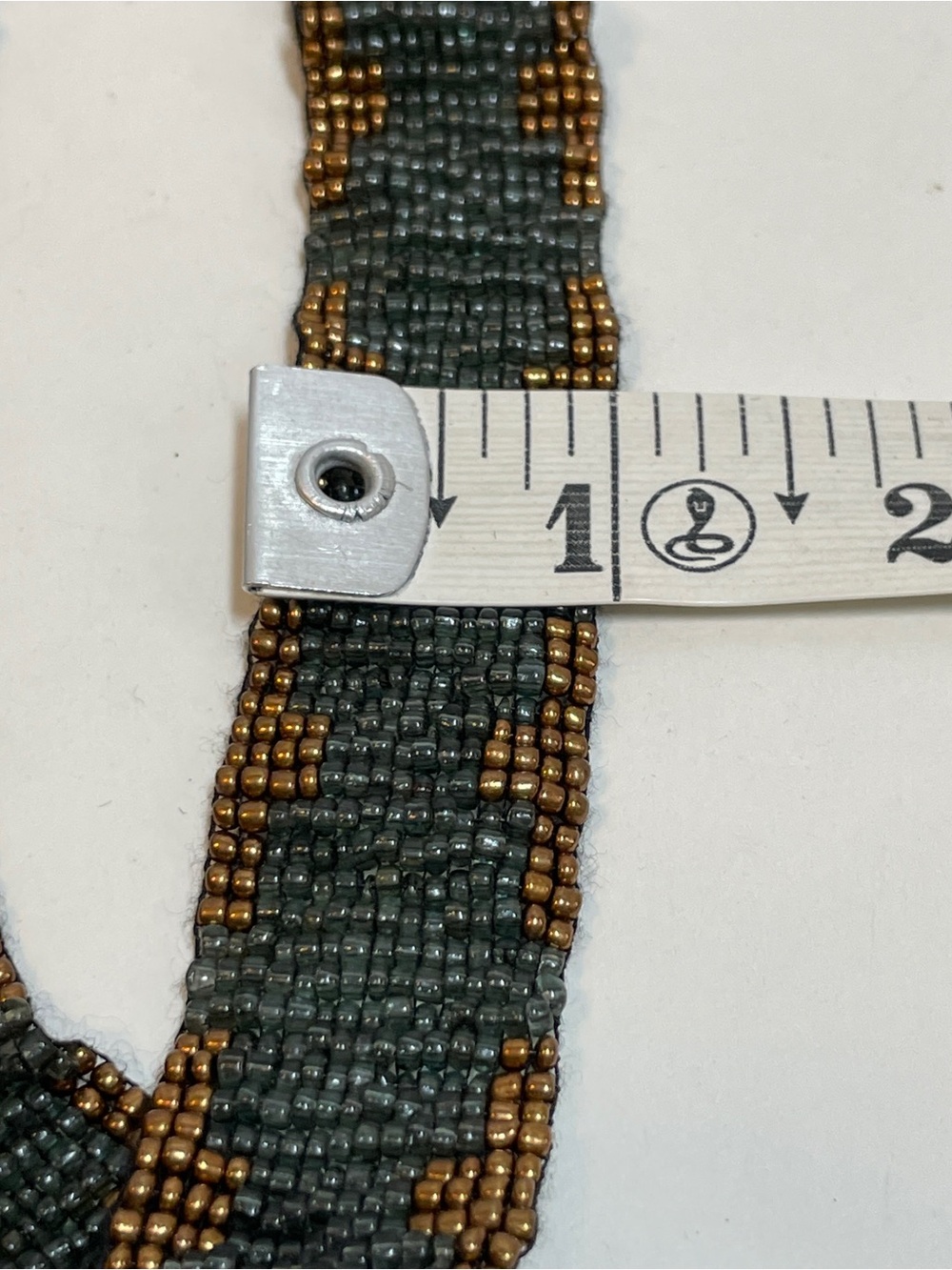 Pre-owned Boho Style Multi-strand Multi-color Seed Bead Necklace - Black Coppery - Picture 13 of 15